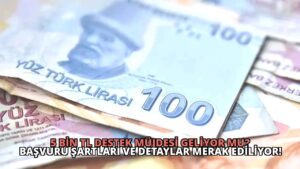 5 Bin TL Destek Müjdesi Geliyor mu? Başvuru Şartları ve Detaylar Merak Ediliyor!