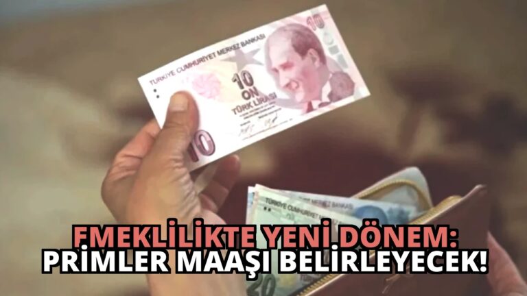 Emeklilikte Yeni Dönem: Primler Maaşı Belirleyecek!