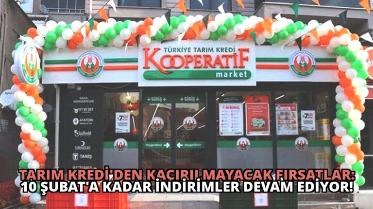 Tarım Kredi’den Kaçırılmayacak Fırsatlar: 10 Şubat’a Kadar İndirimler Devam Ediyor!