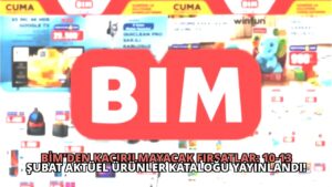BİM’den Kaçırılmayacak Fırsatlar: 10-13 Şubat Aktüel Ürünler Kataloğu Yayınlandı!