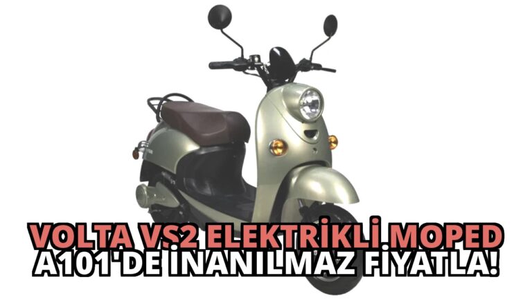Volta VS2 Elektrikli Moped A101’de İnanılmaz Fiyatla!