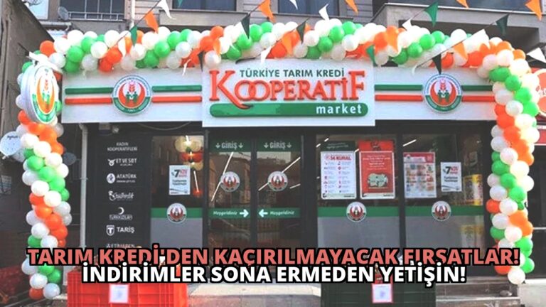 Tarım Kredi’den Kaçırılmayacak Fırsatlar! İndirimler Sona Ermeden Yetişin!